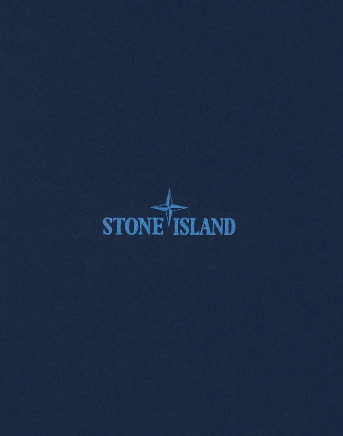 Stone Island TShirts 2Ns81 Paint Stroke 2 Short Sleeve TShirt In Marine Blue 8211 Mens