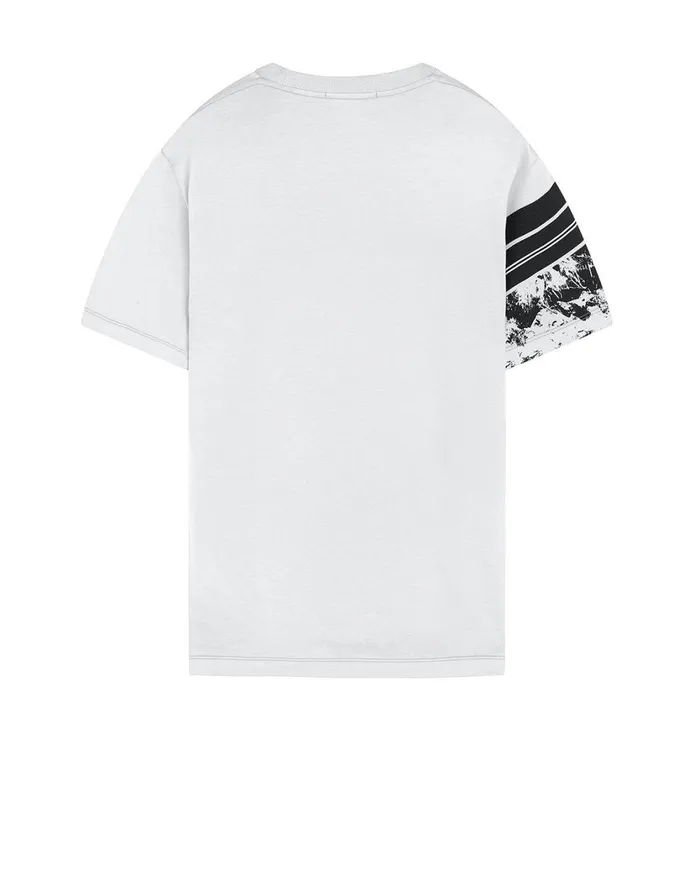 Stone Island TShirts 2Ns87 Mural Part 3 ShortSleeve TShirt In White 8211 Mens