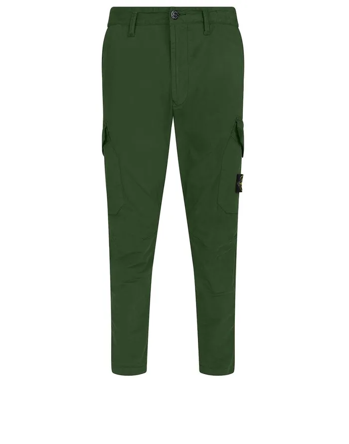 Stone Island Trousers 31310 Cargo Pants In Dark Forest 8211 Mens