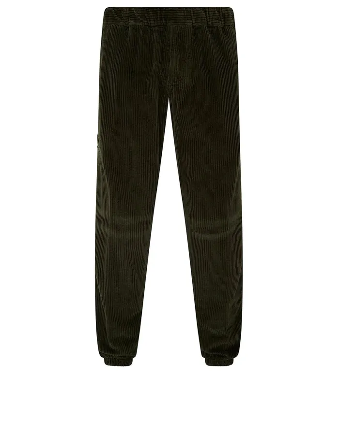 Stone Island Trousers 32211 Corduroy Pants In Dark Forest 8211 Mens