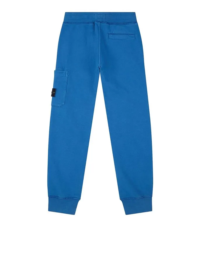 Stone Island Trousers 61540 Fleece Pants In Periwinkle 8211 Junior