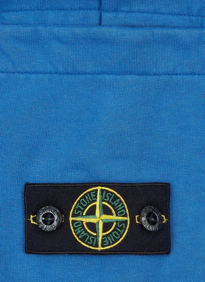 Stone Island Trousers 61540 Fleece Pants In Periwinkle 8211 Junior