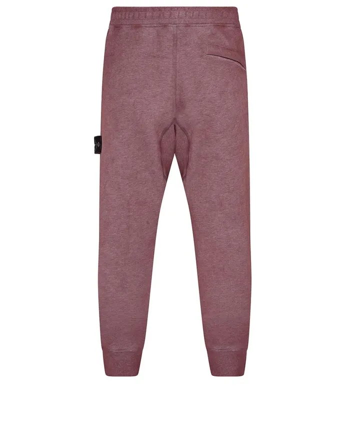 Stone Island Trousers 62390 Dust Colour Treatment Pants In Fuchsia 8211 Mens