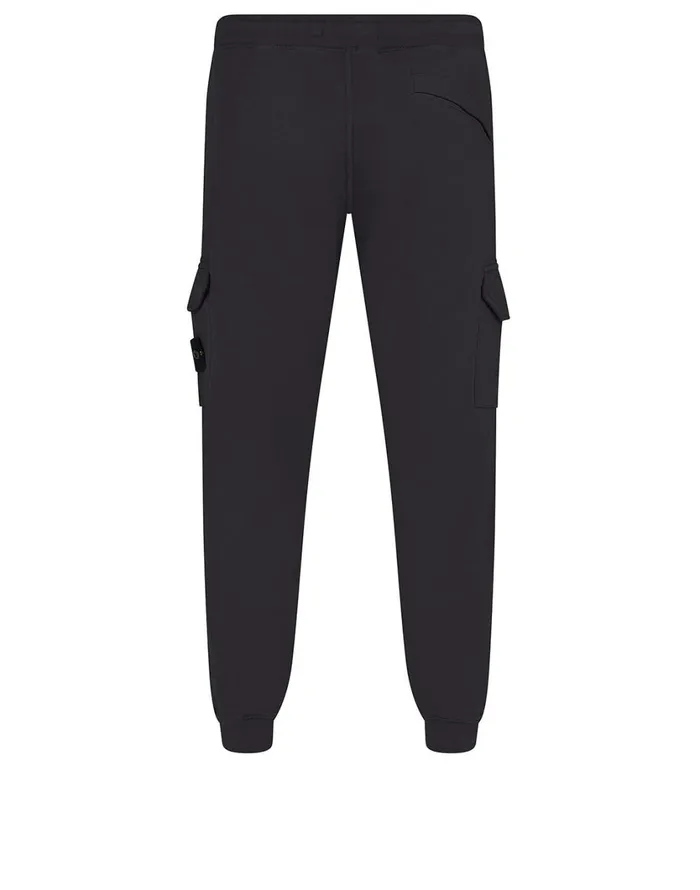 Stone Island Trousers 63220 Fleece Pants In Black 8211 Mens
