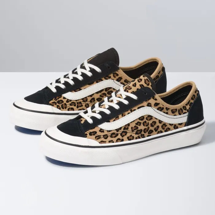 Surf Vibes MenWomen Vans Mini Leopard Style 36 Decon SF Suedemarshmallowmarshmallow