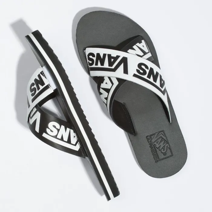 Surf Vibes Women Vans Cross Strap Blackwhite Surf Vibes Women Vans Cross Strap Blackwhite