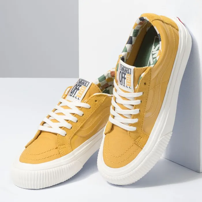 Surf Vibes Women Vans Karina Rozunko Sk8Low Reissue SF Patenthoney Gold Surf Vibes Women Vans Karina Rozunko Sk8Low Reissue SF Patenthoney Gold