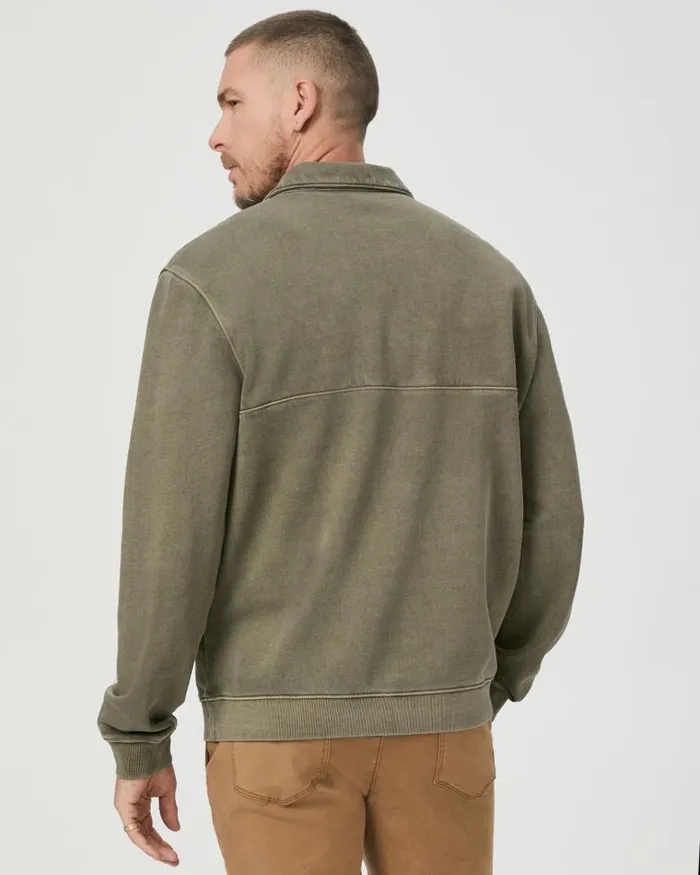 Sweaters and Sweatshirts Men PAIGE Davion Quarter Zip Pullover 8211 Vintage White Sage Sweaters and Sweatshirts Men PAIGE Davion Quarter Zip Pullover 8211 Vintage White Sage