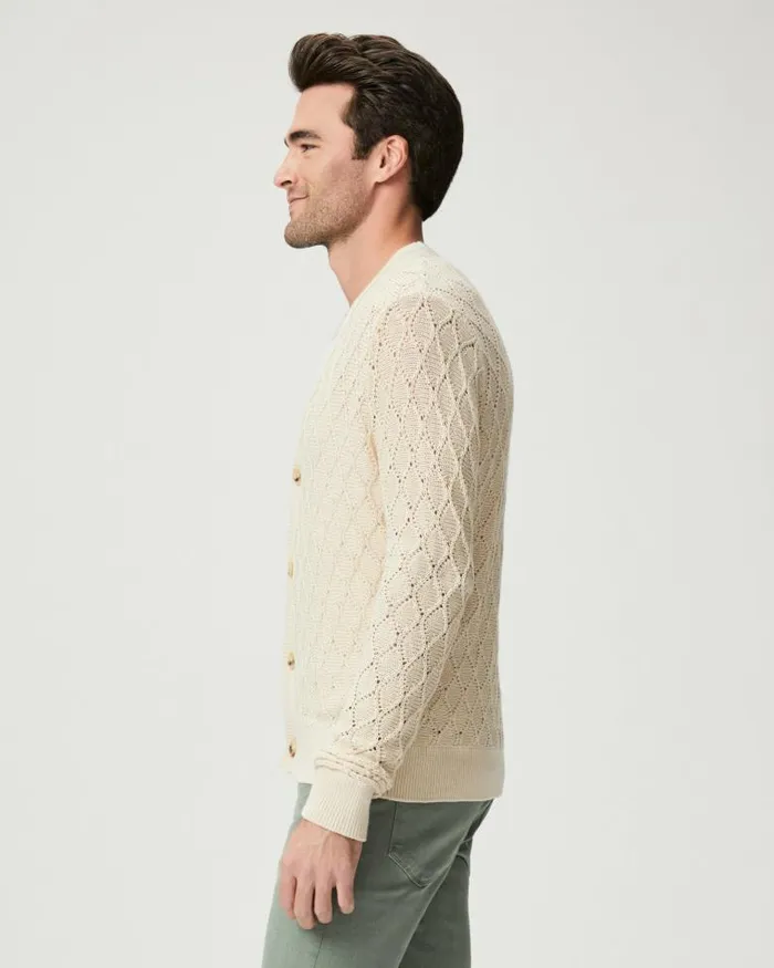 Sweaters and Sweatshirts Men PAIGE Perry Cardigan 8211 Ocean Salt Sweaters and Sweatshirts Men PAIGE Perry Cardigan 8211 Ocean Salt