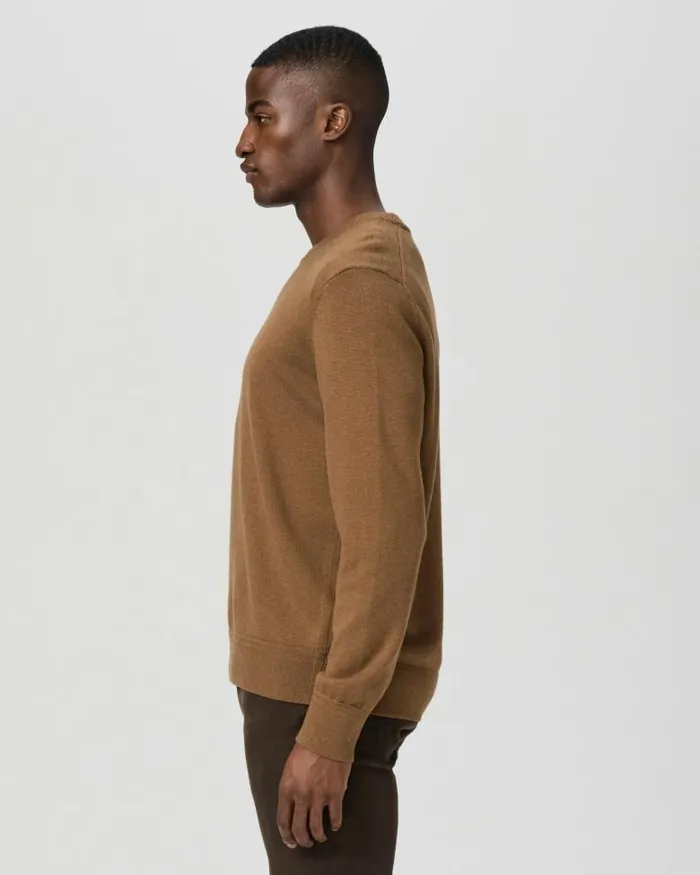 Sweaters and Sweatshirts Men PAIGE Pershing Crewneck Sweater 8211 Heathered Palm Sweaters and Sweatshirts Men PAIGE Pershing Crewneck Sweater 8211 Heathered Palm