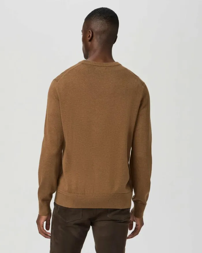 Sweaters and Sweatshirts Men PAIGE Pershing Crewneck Sweater 8211 Heathered Palm Sweaters and Sweatshirts Men PAIGE Pershing Crewneck Sweater 8211 Heathered Palm