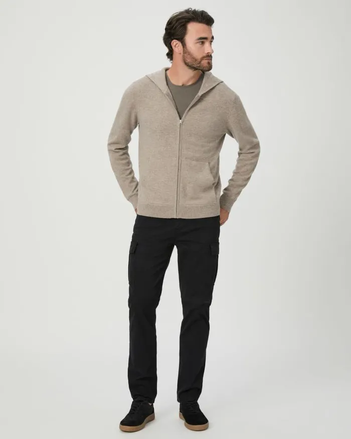 Sweaters and Sweatshirts Men PAIGE Swanson Full Zip Sweater 8211 Rice Flower Sweaters and Sweatshirts Men PAIGE Swanson Full Zip Sweater 8211 Rice Flower