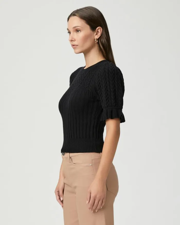 Sweaters and Sweatshirts Women PAIGE Ansa Sweater 8211 Black