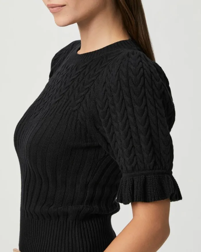 Sweaters and Sweatshirts Women PAIGE Ansa Sweater 8211 Black