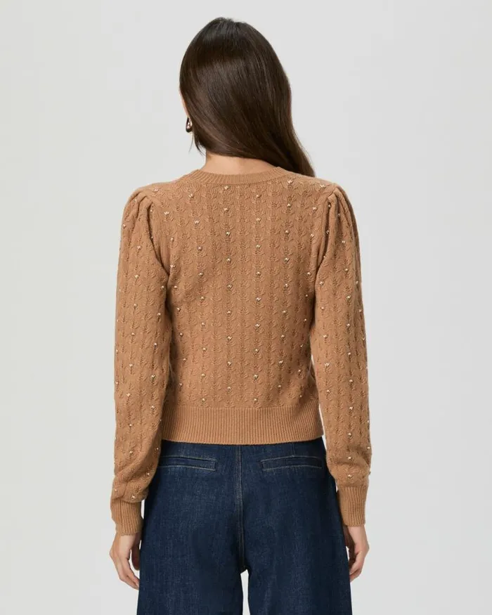 Sweaters and Sweatshirts Women PAIGE Athena Sweater 8211 Camel