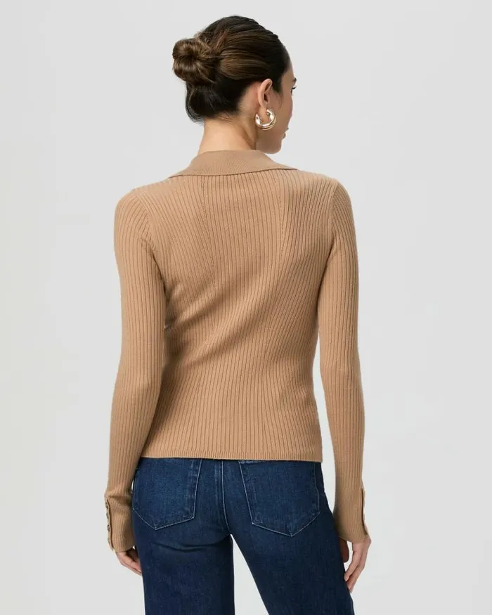 Sweaters and Sweatshirts Women PAIGE Jayde Top 8211 Dark Camel Sweaters and Sweatshirts Women PAIGE Jayde Top 8211 Dark Camel