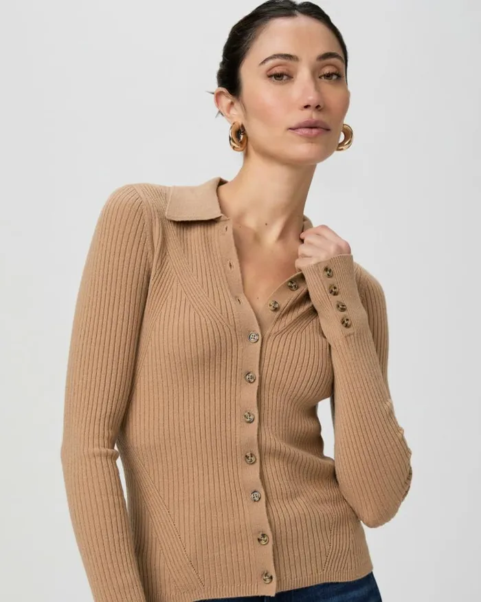 Sweaters and Sweatshirts Women PAIGE Jayde Top 8211 Dark Camel Sweaters and Sweatshirts Women PAIGE Jayde Top 8211 Dark Camel