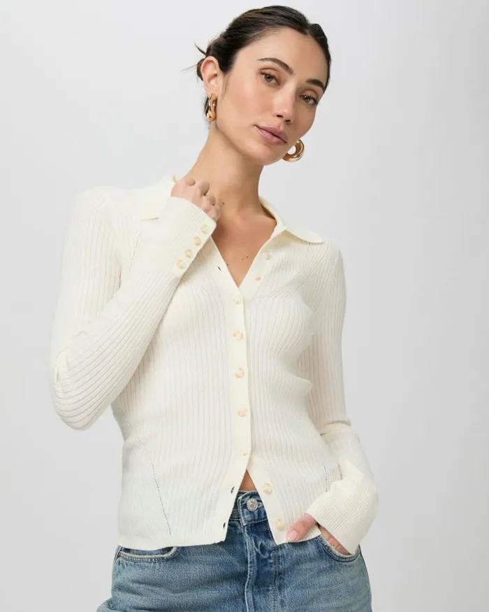 Sweaters and Sweatshirts Women PAIGE Jayde Top 8211 Ivory Sweaters and Sweatshirts Women PAIGE Jayde Top 8211 Ivory