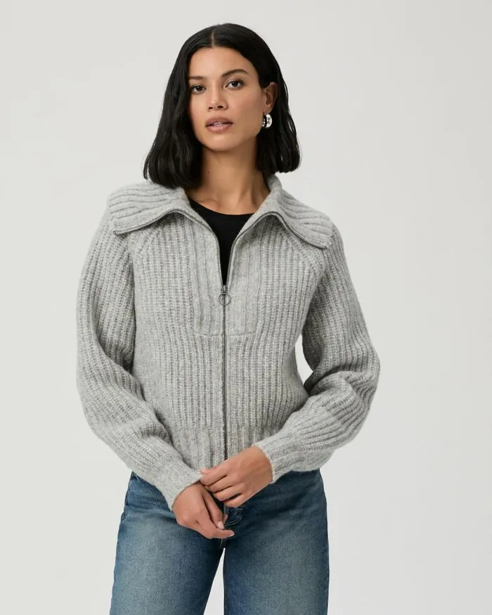 Sweaters and Sweatshirts Women PAIGE Jayna Sweater 8211 Heather Grey