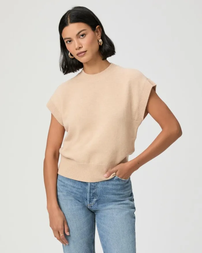 Sweaters and Sweatshirts Women PAIGE Nepheli Sweater 8211 Camel