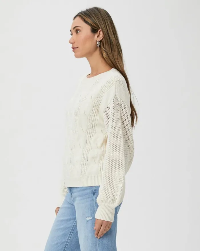 Sweaters and Sweatshirts Women PAIGE Osanne Sweater 8211 Ivory Sweaters and Sweatshirts Women PAIGE Osanne Sweater 8211 Ivory