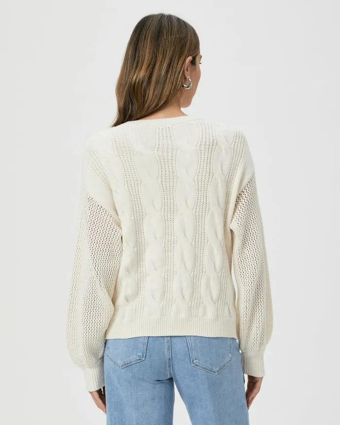 Sweaters and Sweatshirts Women PAIGE Osanne Sweater 8211 Ivory Sweaters and Sweatshirts Women PAIGE Osanne Sweater 8211 Ivory