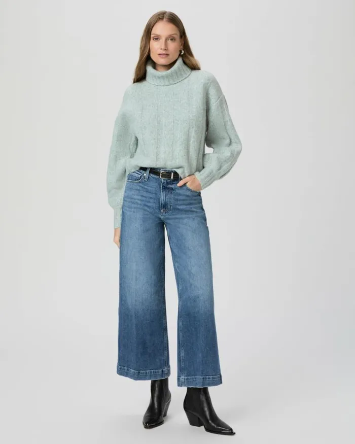 Sweaters and Sweatshirts Women PAIGE Roselia Sweater 8211 Ocean Marl Sweaters and Sweatshirts Women PAIGE Roselia Sweater 8211 Ocean Marl