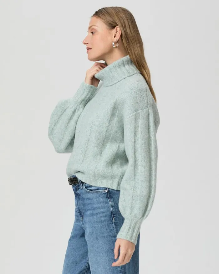 Sweaters and Sweatshirts Women PAIGE Roselia Sweater 8211 Ocean Marl Sweaters and Sweatshirts Women PAIGE Roselia Sweater 8211 Ocean Marl