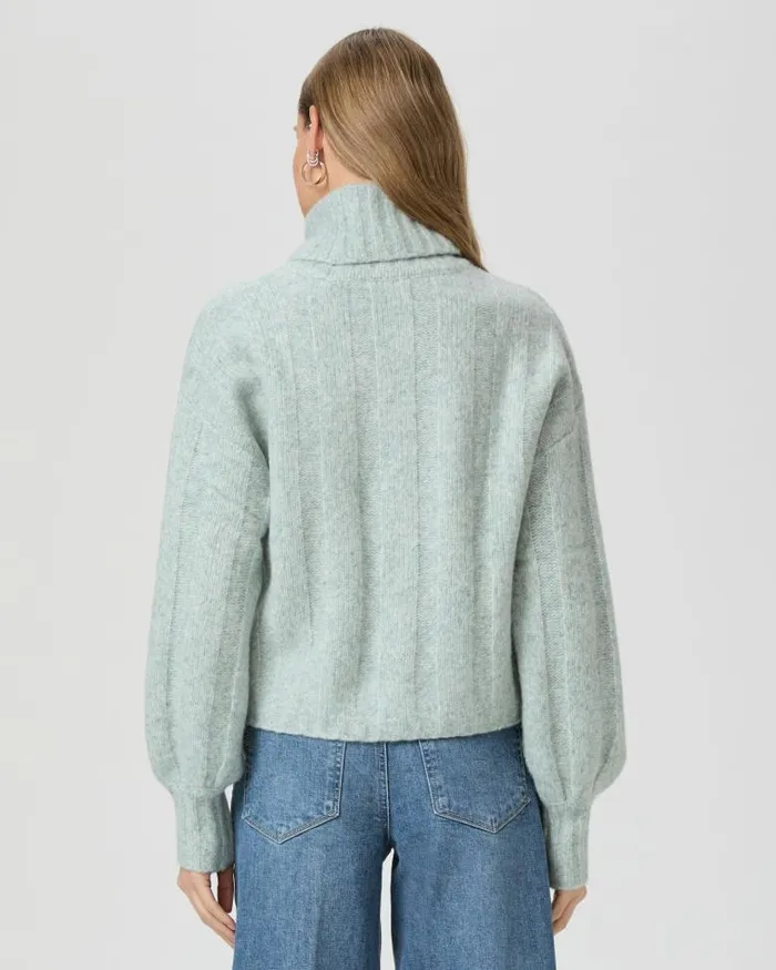 Sweaters and Sweatshirts Women PAIGE Roselia Sweater 8211 Ocean Marl Sweaters and Sweatshirts Women PAIGE Roselia Sweater 8211 Ocean Marl