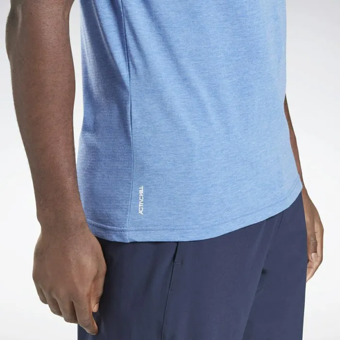 TShirts and Graphic Tees Mens Reebok ActivchillCotton TShirt Court Blue