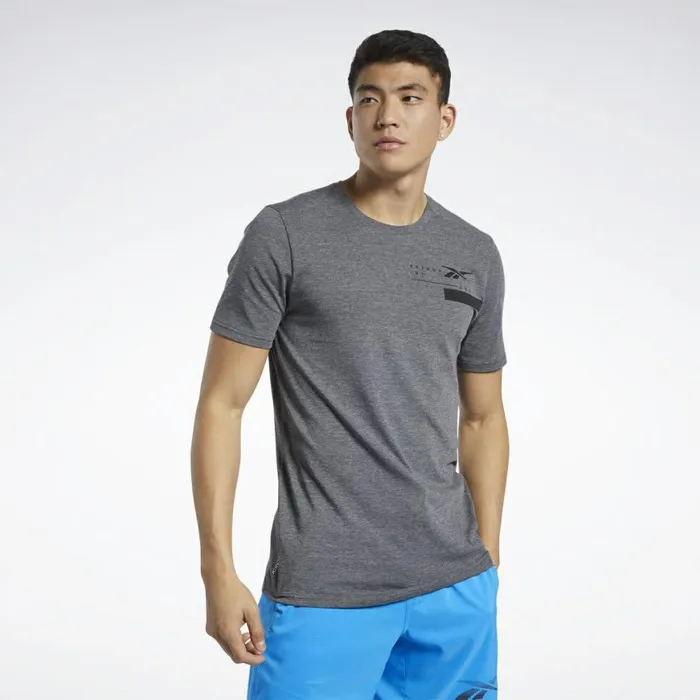 TShirts and Graphic Tees Mens Reebok ACTIVCHILLCOTTON Tee Black