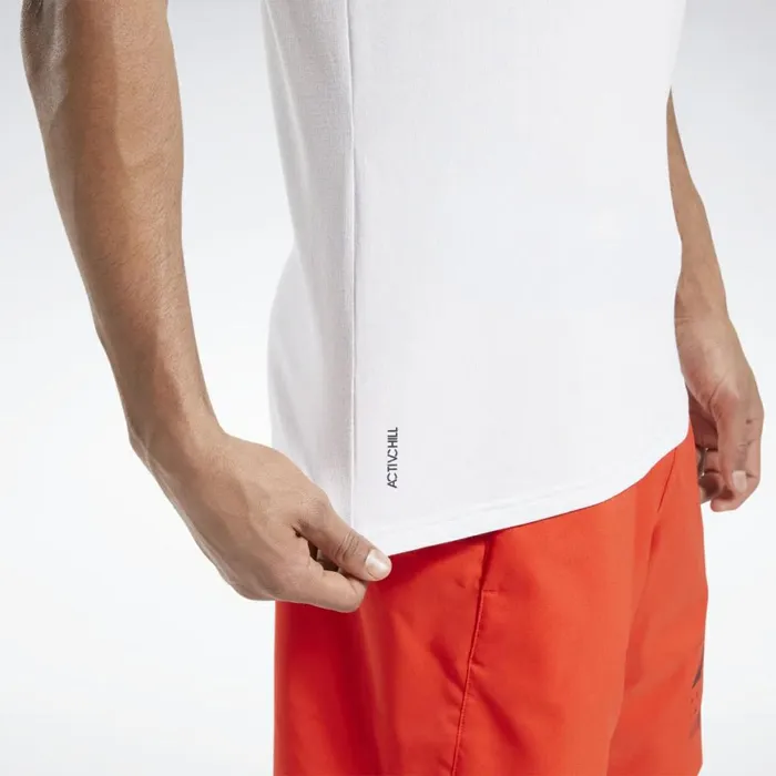 TShirts and Graphic Tees Mens Reebok ACTIVCHILLCOTTON Tee Porcelain