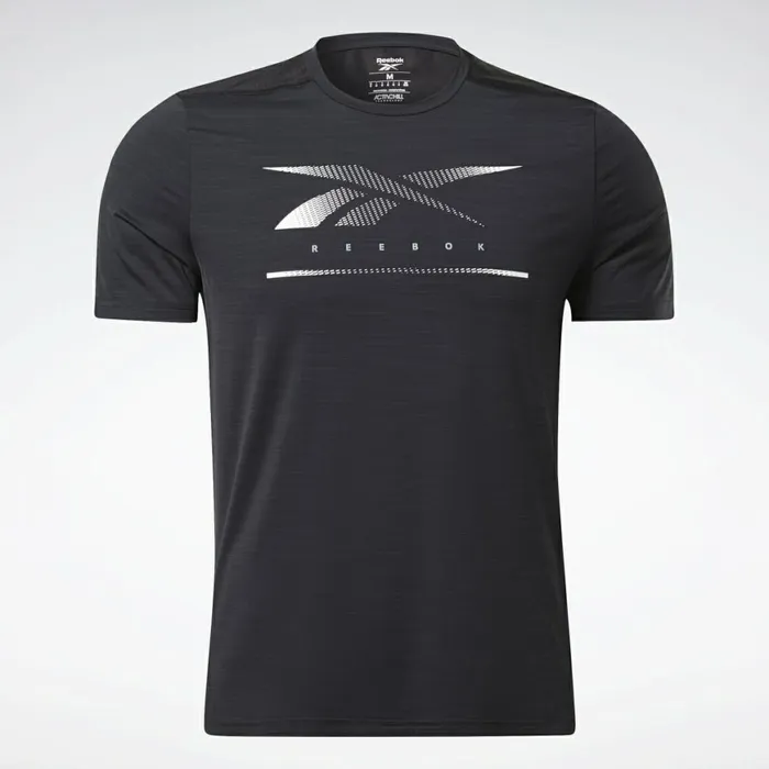 TShirts and Graphic Tees Mens Reebok Activchill Move TShirt Black