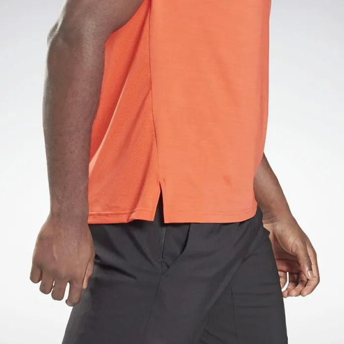 TShirts and Graphic Tees Mens Reebok Activchill Move TShirt Dynamic Red