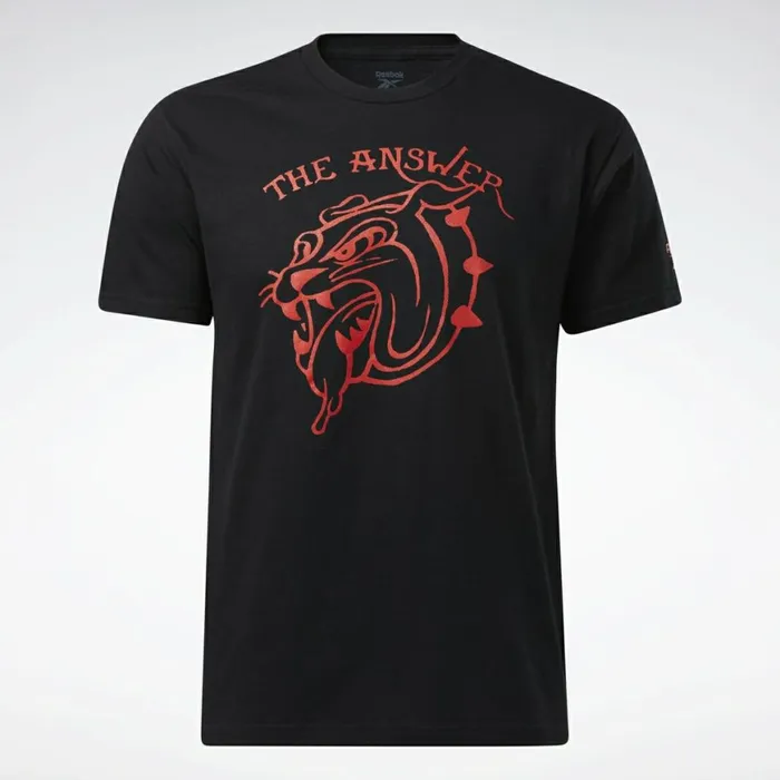 TShirts and Graphic Tees Mens Reebok Allen Iverson Bulldog Face TShirt Multi