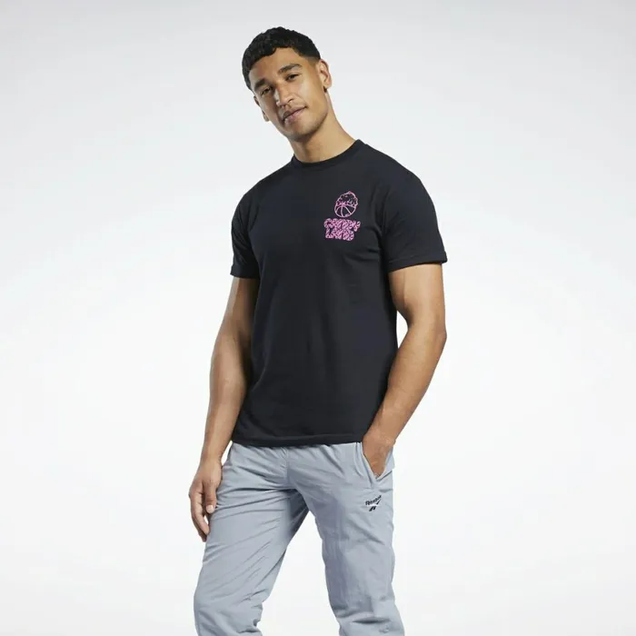 TShirts and Graphic Tees Mens Reebok Candy Land Hoop Dreamin TShirt Multi