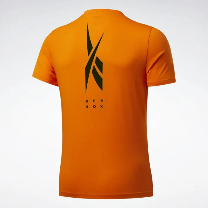 TShirts and Graphic Tees Mens Reebok Edgeworks Graphic Tee High Vis Orange