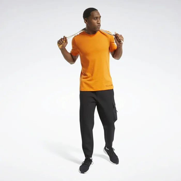 TShirts and Graphic Tees Mens Reebok Edgeworks Graphic Tee High Vis Orange