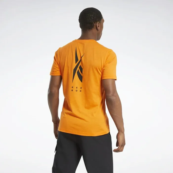 TShirts and Graphic Tees Mens Reebok Edgeworks Graphic Tee High Vis Orange