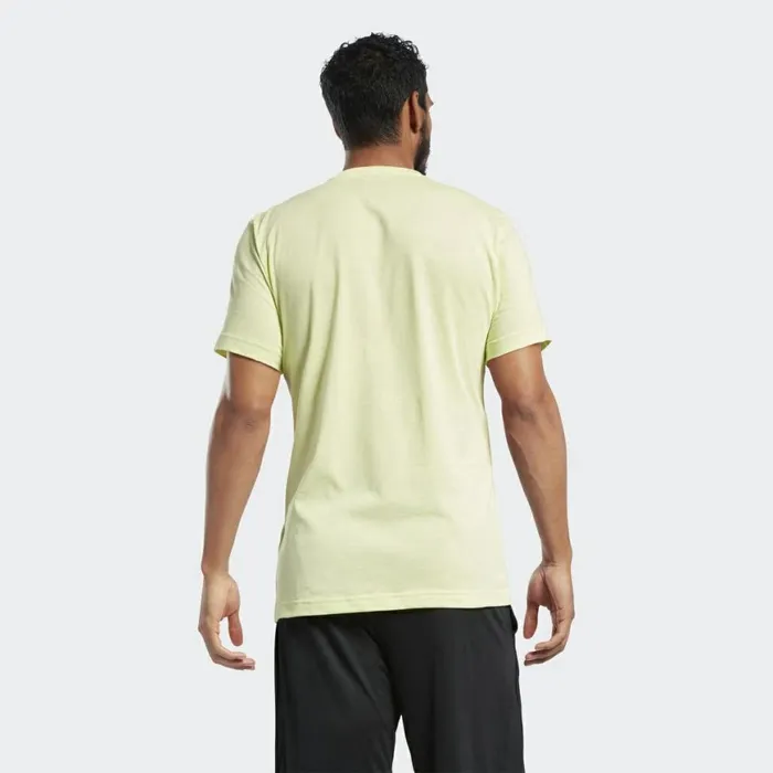 TShirts and Graphic Tees Mens Reebok Graphic Series Linear Logo Tee Semi Energy Glow