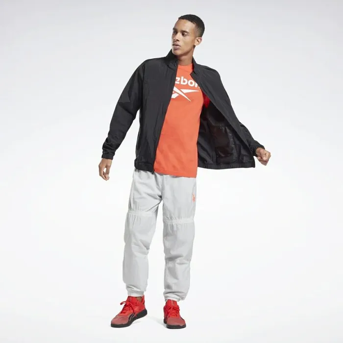 TShirts and Graphic Tees Mens Reebok Graphic Series Stacked Tee Dynamic Red