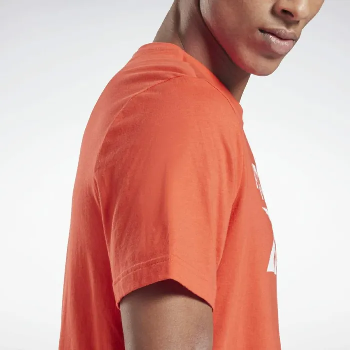 TShirts and Graphic Tees Mens Reebok Graphic Series Stacked Tee Dynamic Red