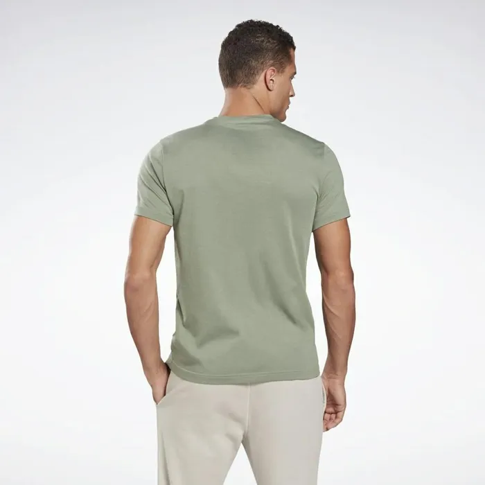 TShirts and Graphic Tees Mens Reebok Graphic Series Stacked Tee Harmony Green