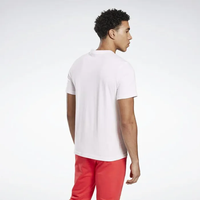 TShirts and Graphic Tees Mens Reebok Graphic Series Stacked Tee White
