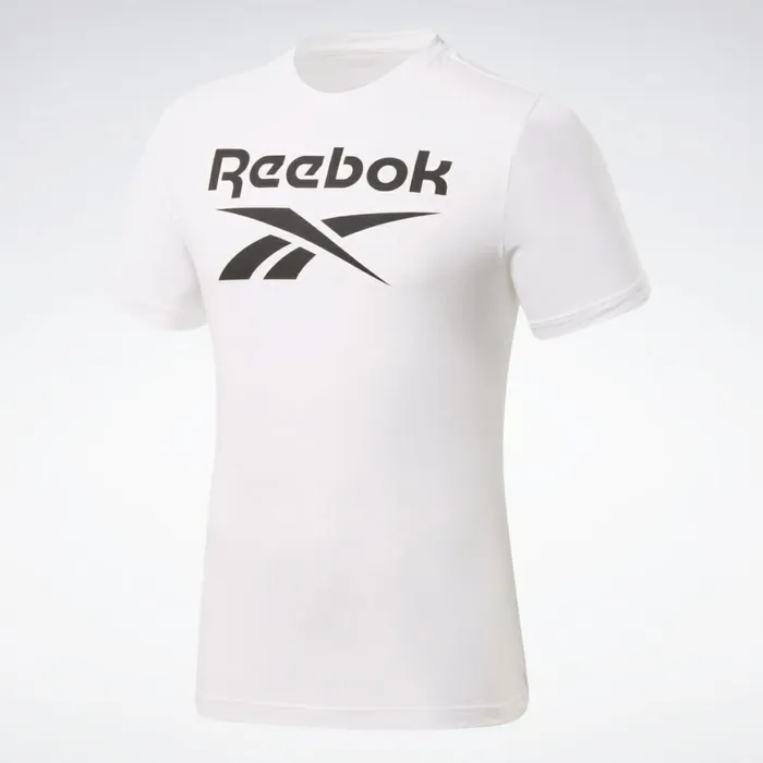 TShirts and Graphic Tees Mens Reebok Graphic Series Stacked Tee White