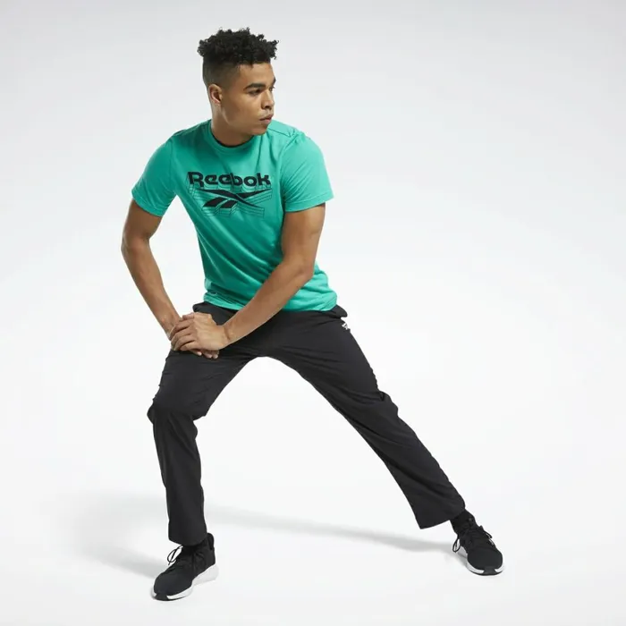 TShirts and Graphic Tees Mens Reebok Graphic Tee Turquoise