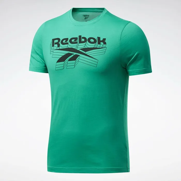TShirts and Graphic Tees Mens Reebok Graphic Tee Turquoise