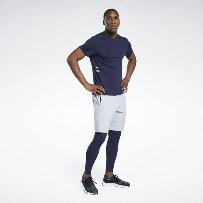 TShirts and Graphic Tees Mens Reebok Les Mills Activchill TShirt Vector Navy