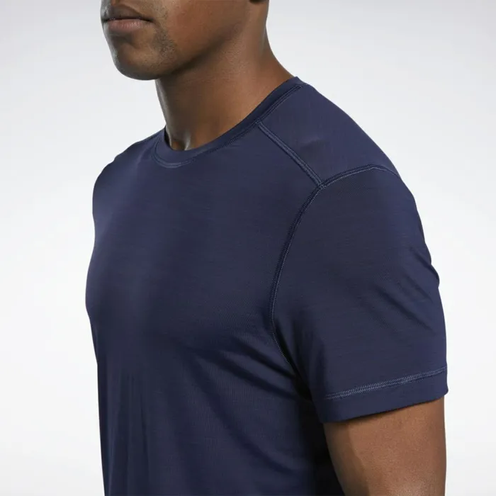 TShirts and Graphic Tees Mens Reebok Les Mills Activchill TShirt Vector Navy