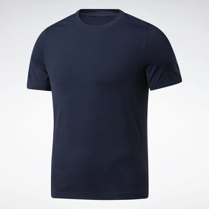 TShirts and Graphic Tees Mens Reebok Les Mills Activchill TShirt Vector Navy